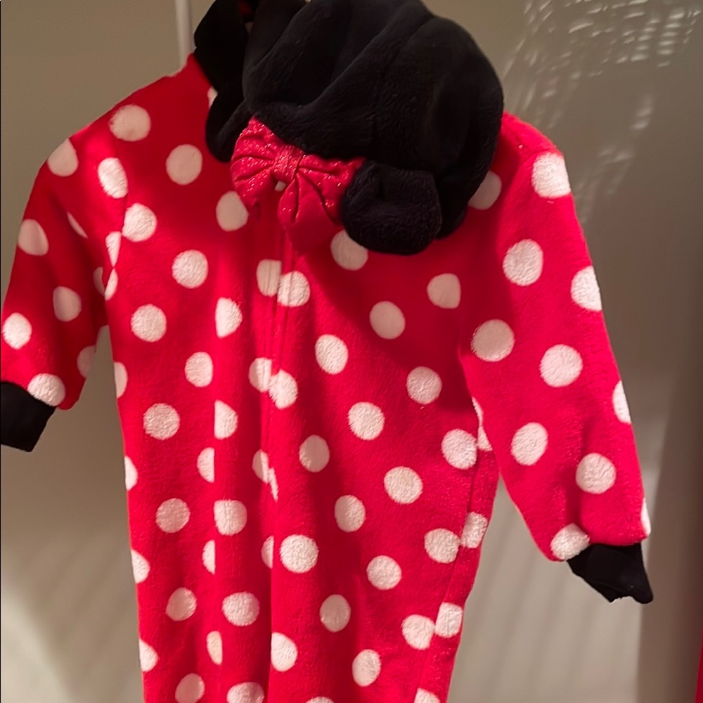 Disney Red Polka Dot Onesie